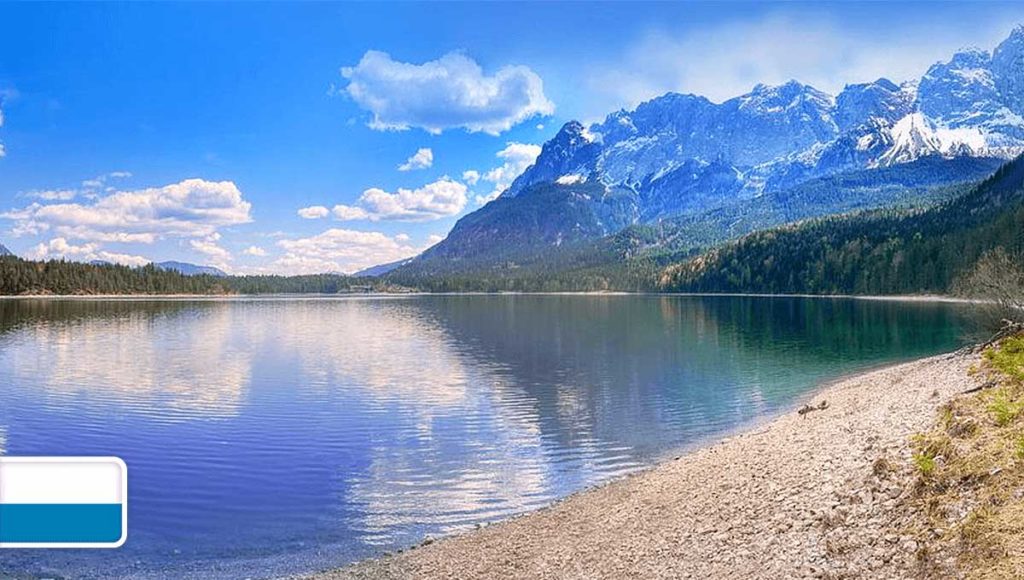 Die_Zugspitze_und_der_Eibsee