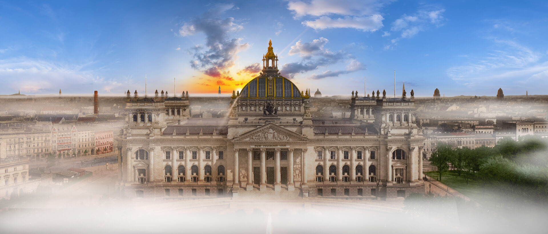 Der Reichstag. Dem Deutschen Volke.