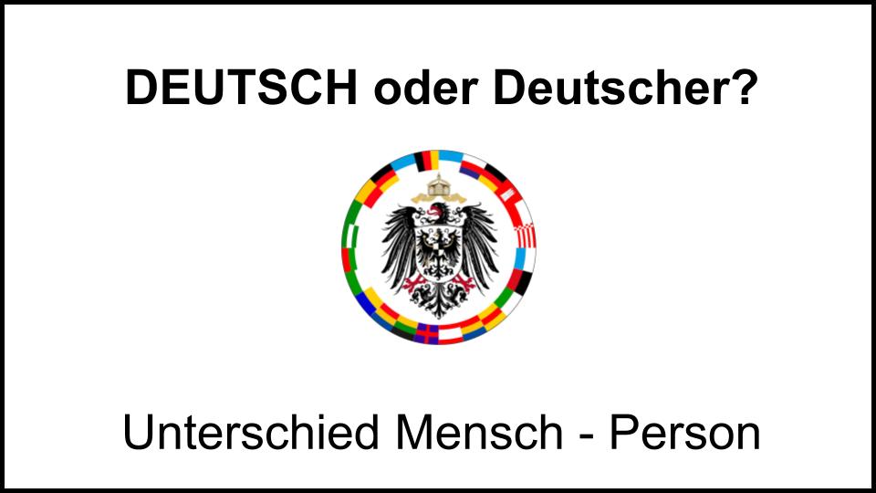 Mensch oder Person