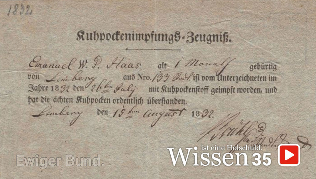 Wissen ist eine Holschuld 35 - Impfen im Reich.