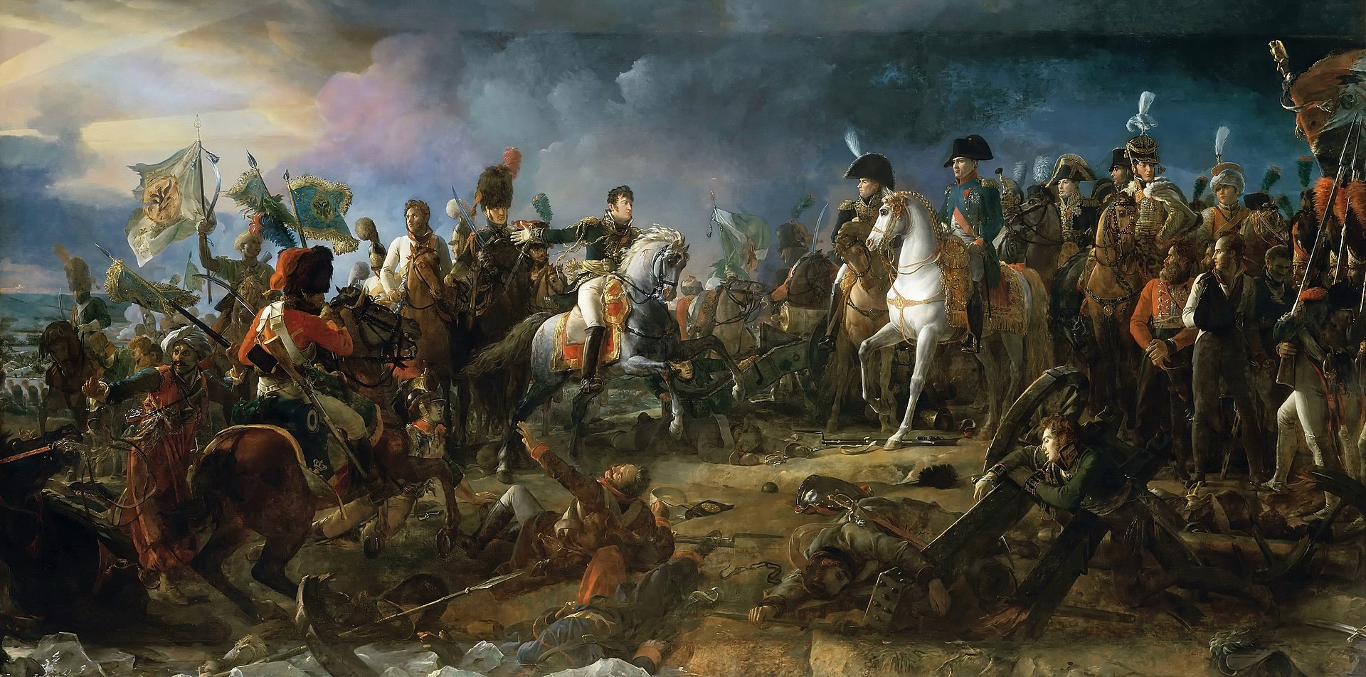 Napoleon in der Schlacht bei Austerlitz.