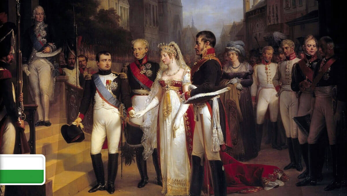 Tilsiter Frieden. Napoleon und preußische Königin.