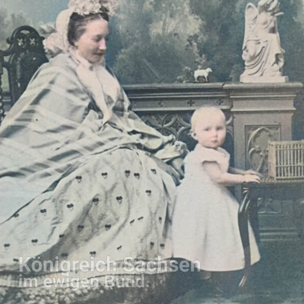 Prinzessin Elisabeth Albertine mit Mutter Marie Anna