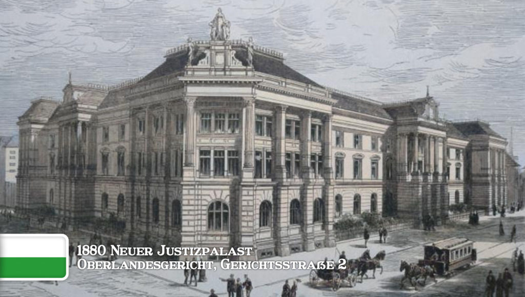 Oberlandesgericht Justizpalast Dresden 1880