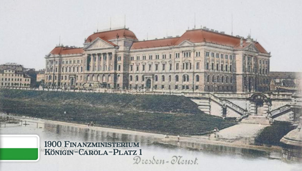 Finanzministerium Dresden 1900
